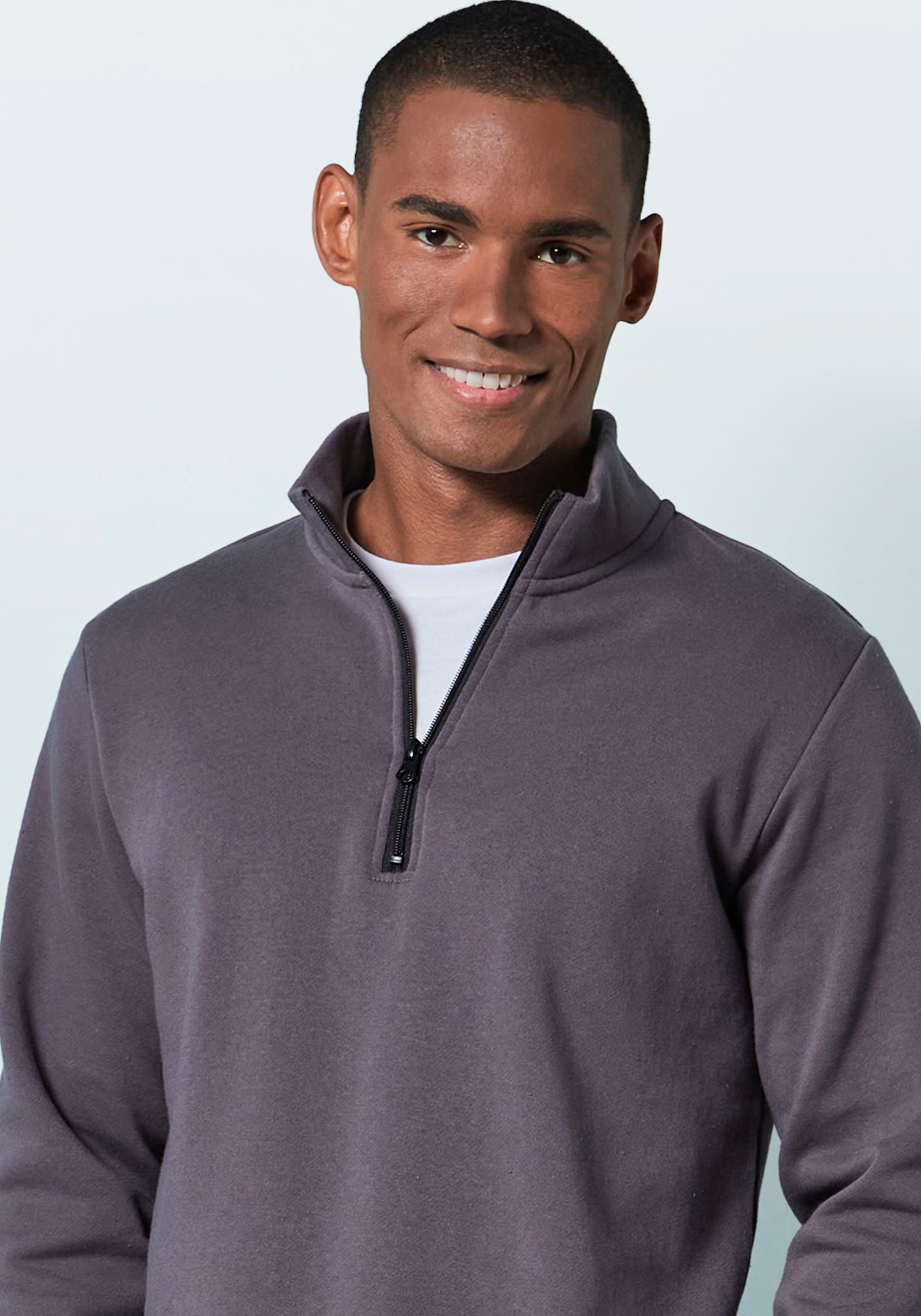 John Devin Sweatshirt - dunkelgrau