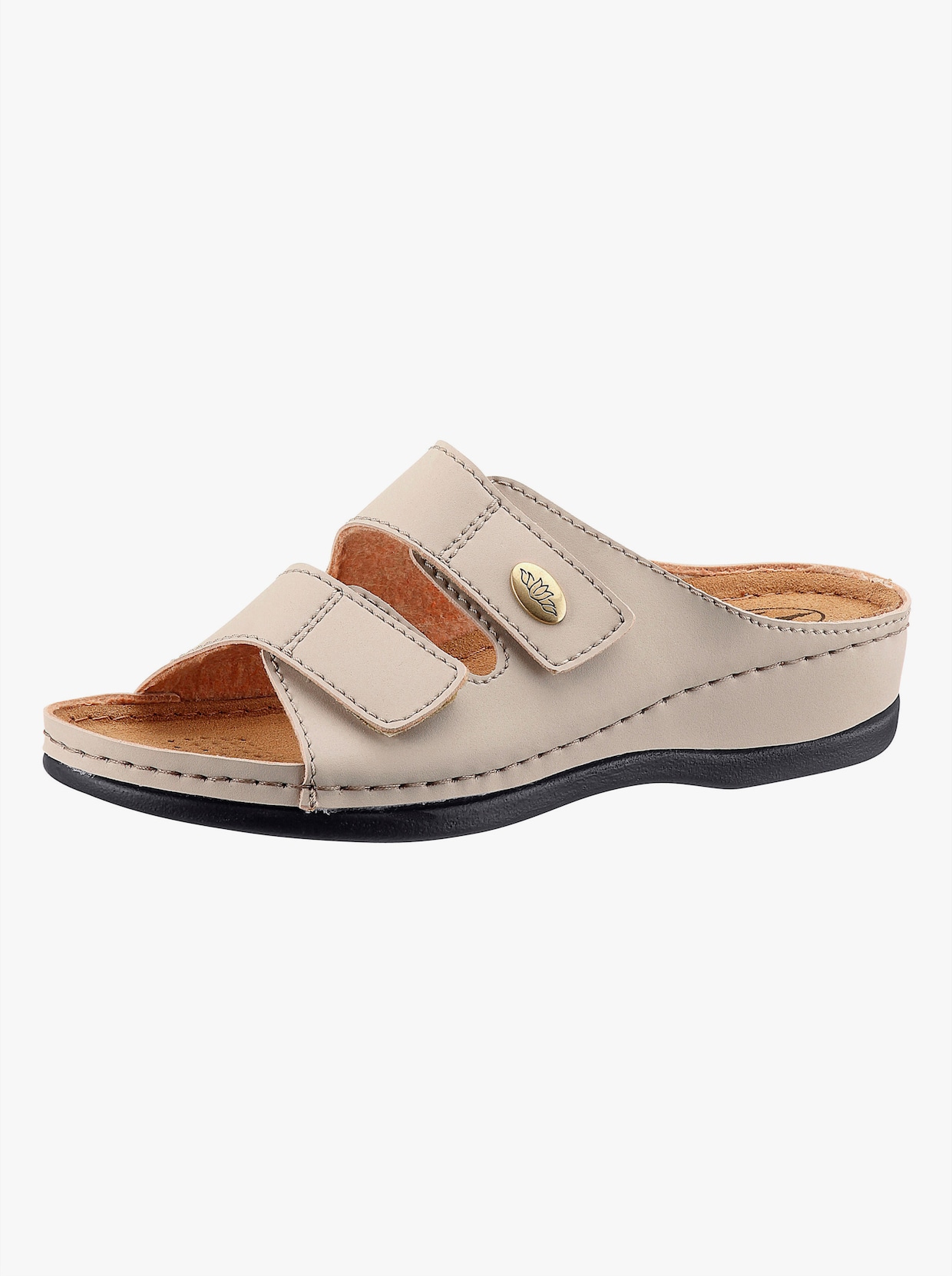 Franken Schuhe Skor slip-in - stengrå