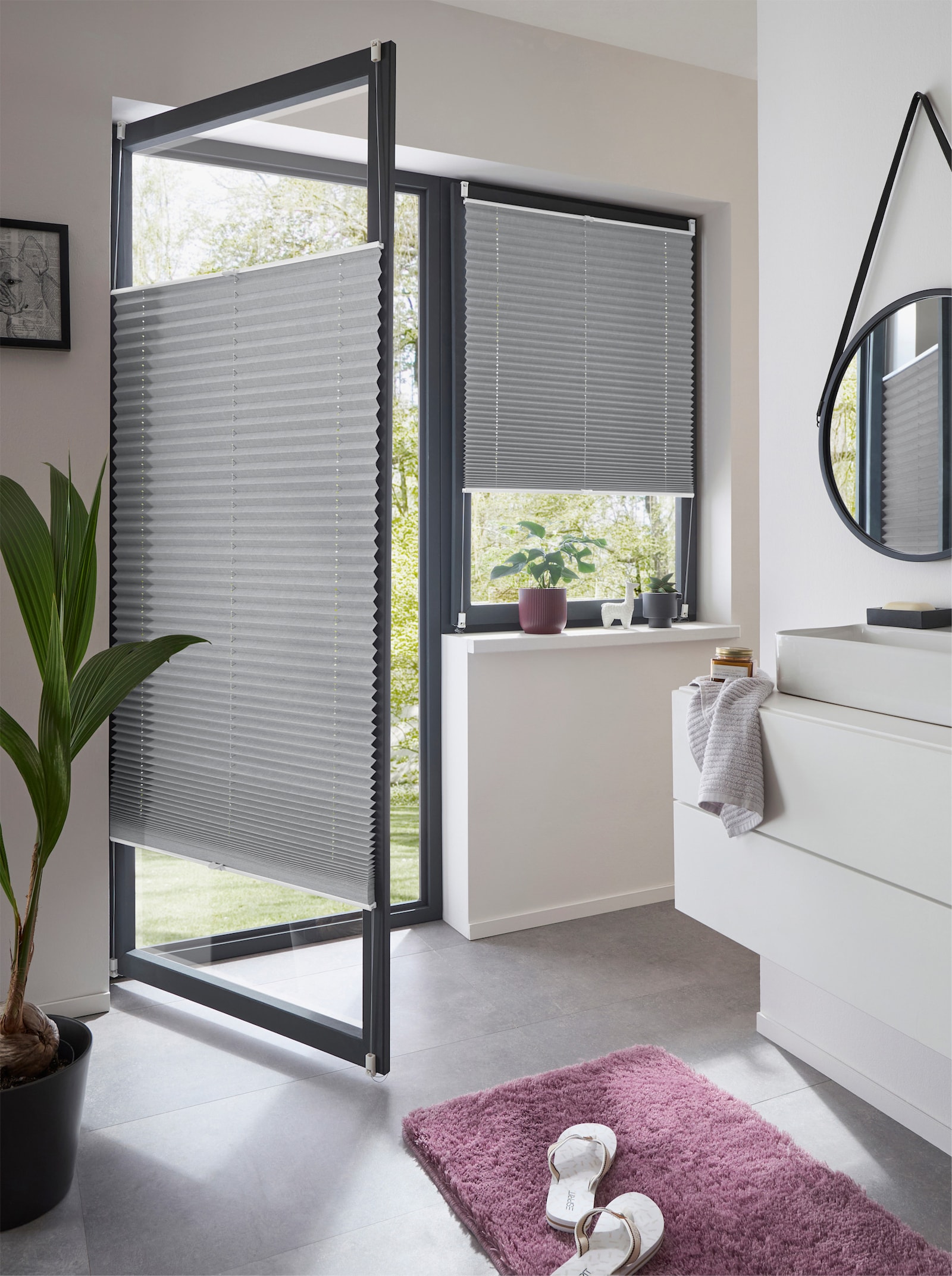 heine home Plissee-Jalousie - grau