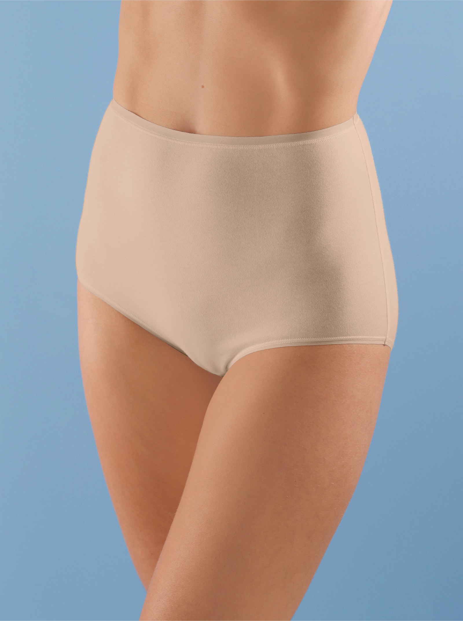 Schiesser Taillenslip mit flachen Bund- und Beinabschlüssen - elfenbein