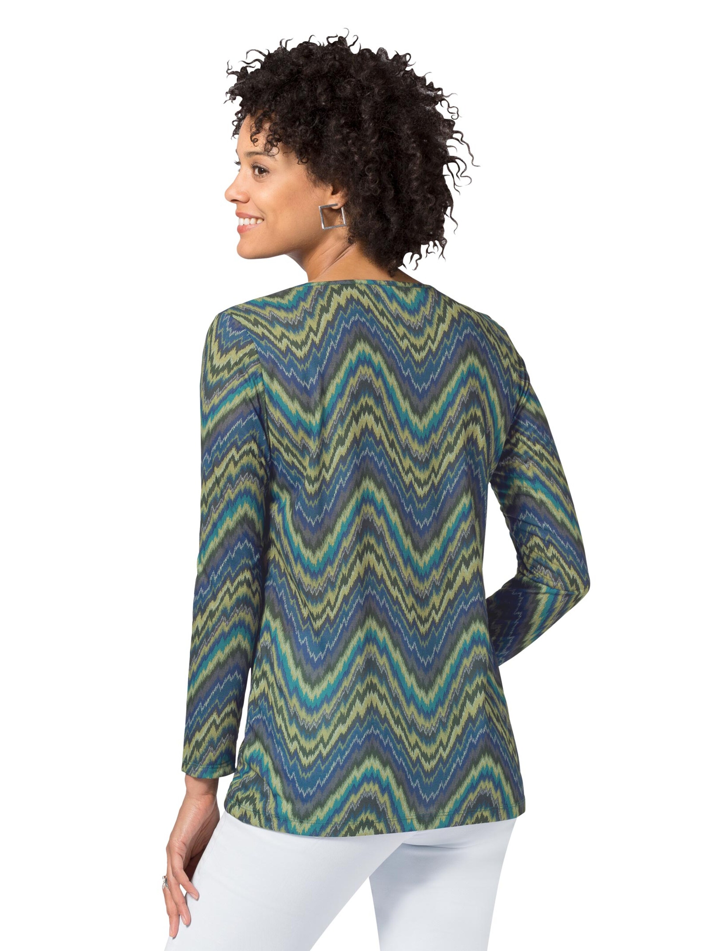 Shirt - blau-gemustert