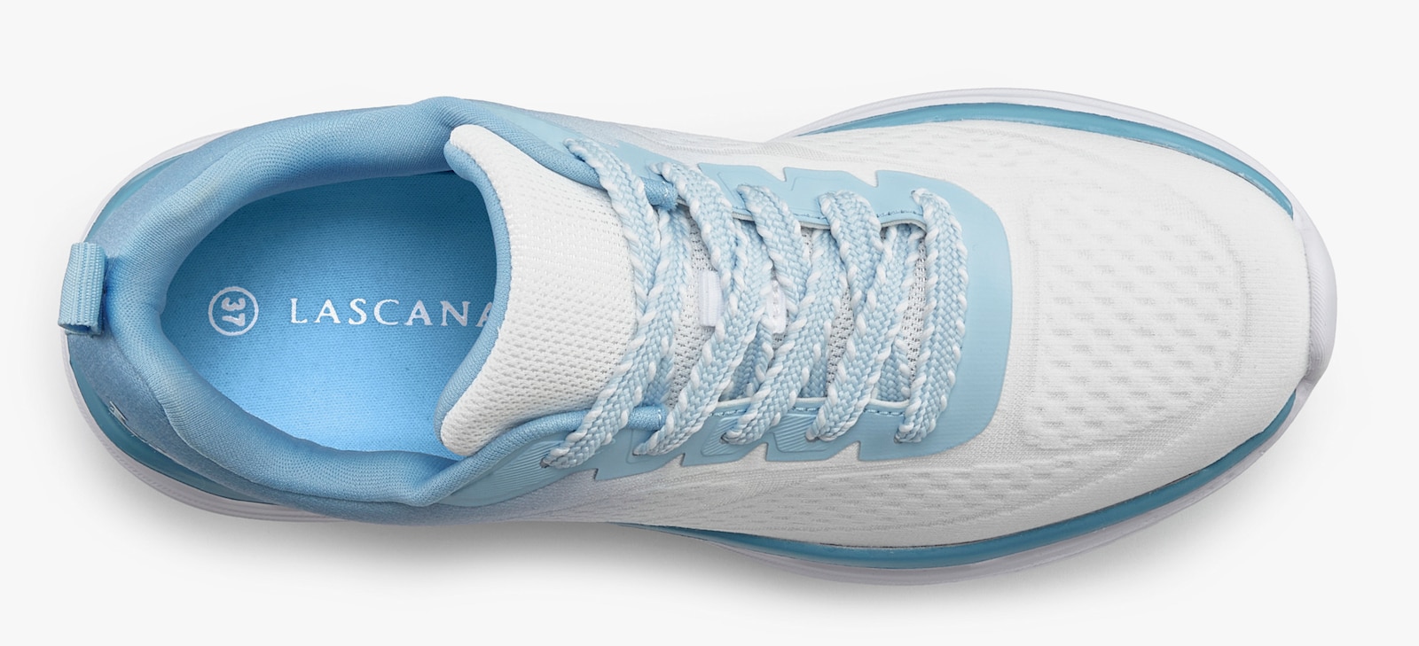 LASCANA Sneaker - weiß/hellblau