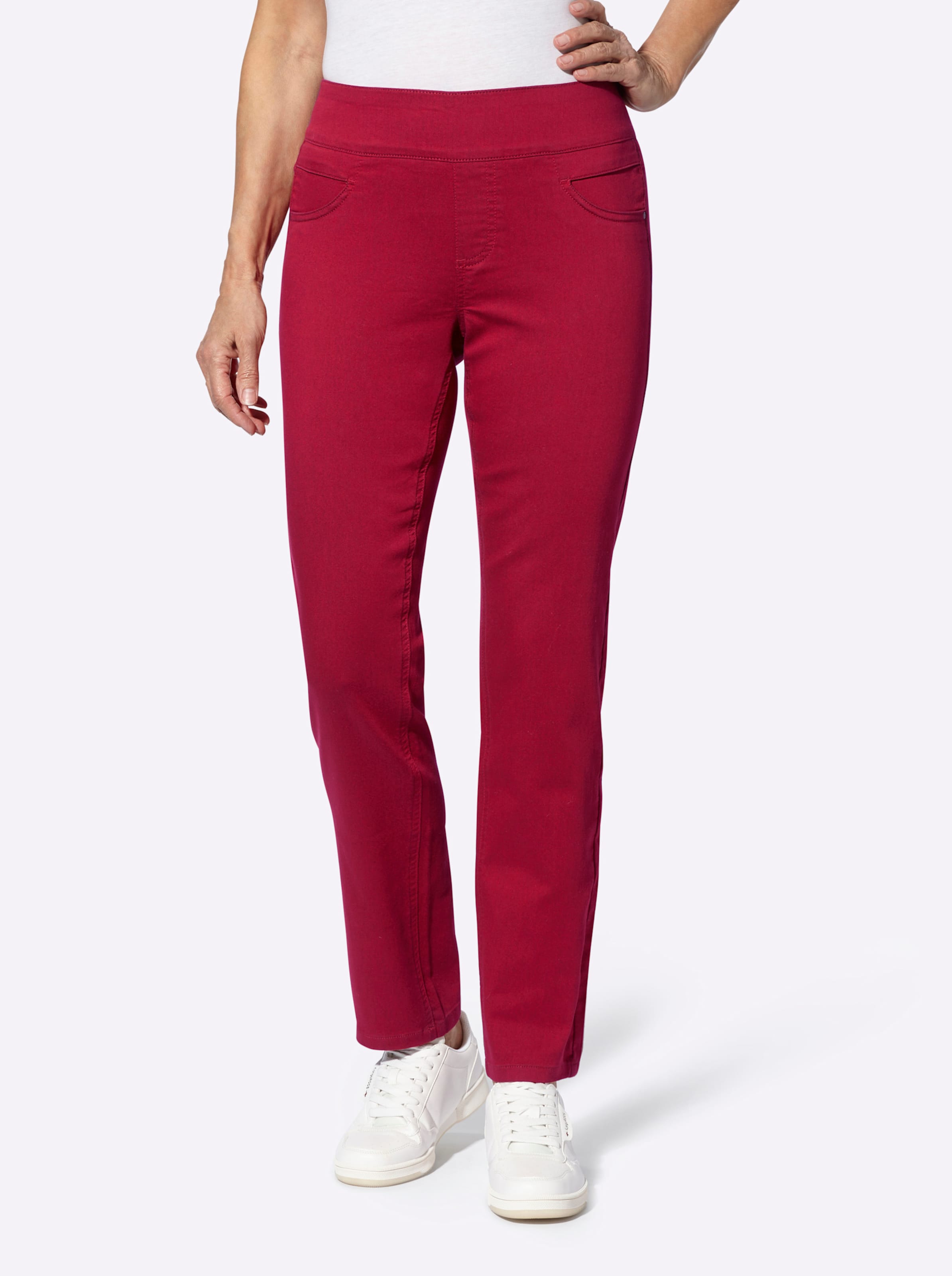 Sheego Damen Rot Schlupfhose - Bild 2