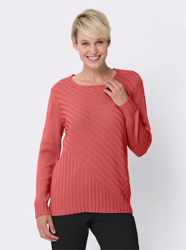 Pullover met lange mouwen - grapefruit