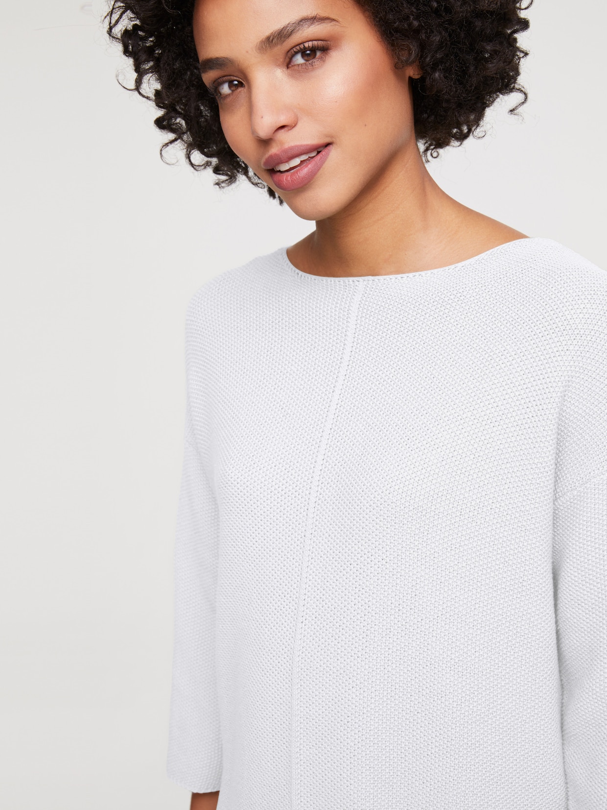 heine Oversized Pullover - weiss