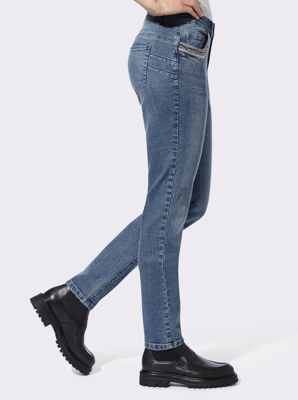 heine Push-up jeans - blue-bleached