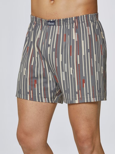 KINGsCLUB Boxershorts - grijs geprint