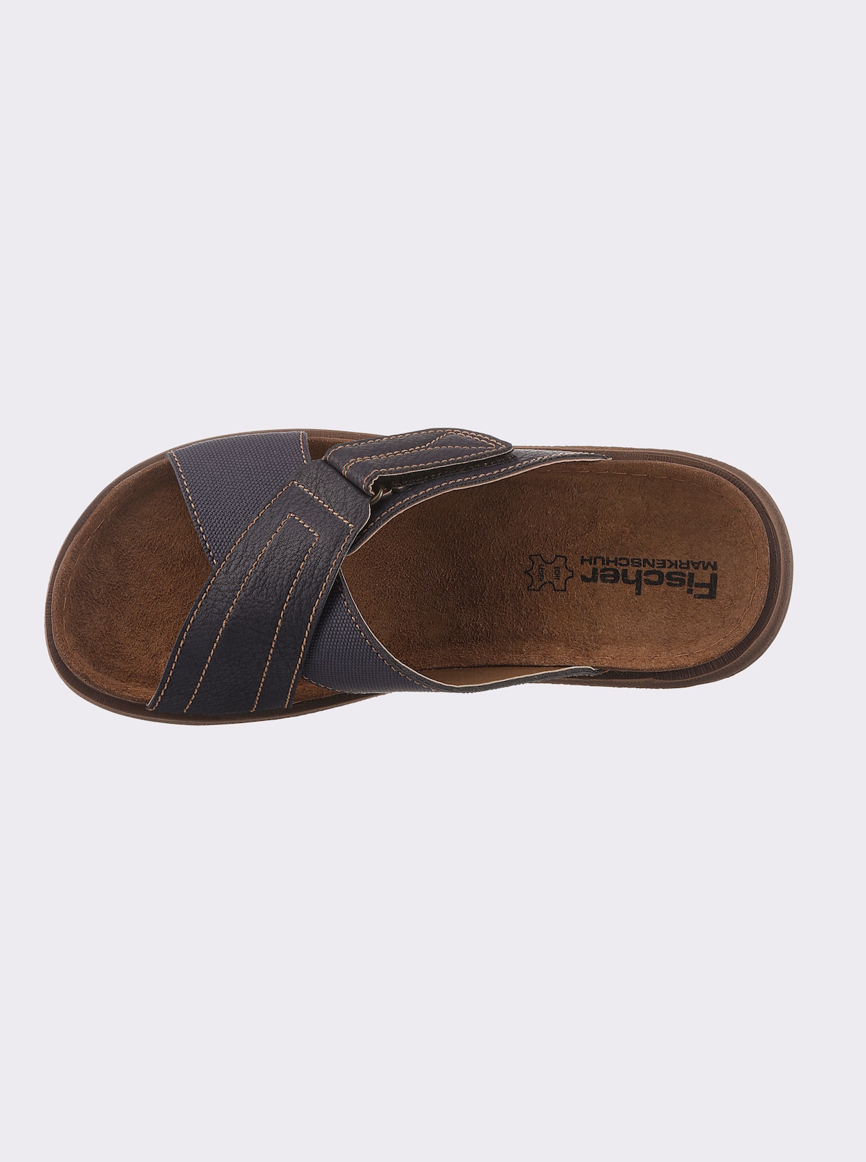 Fischer slippers - jeansblauw