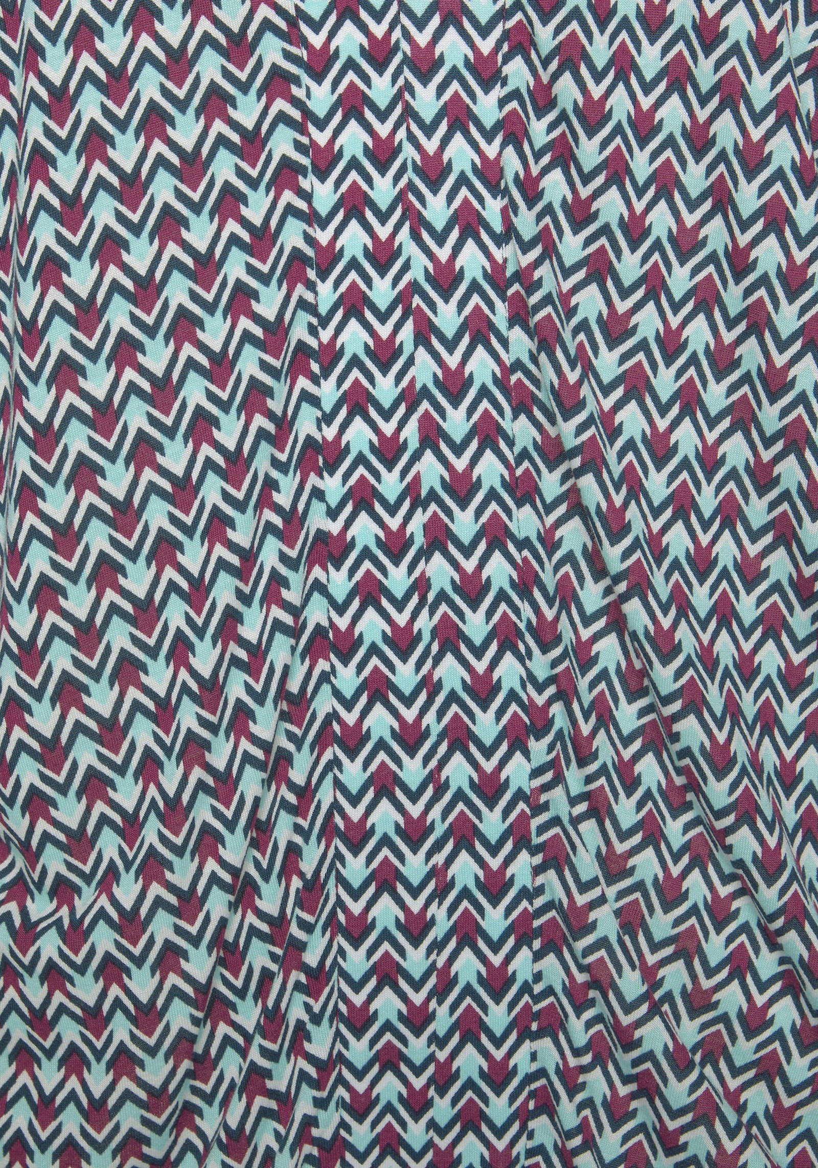 Buffalo 3/4-Arm-Shirt - türkis-rot-bedruckt