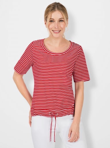 Gestreept shirt - rood gestreept