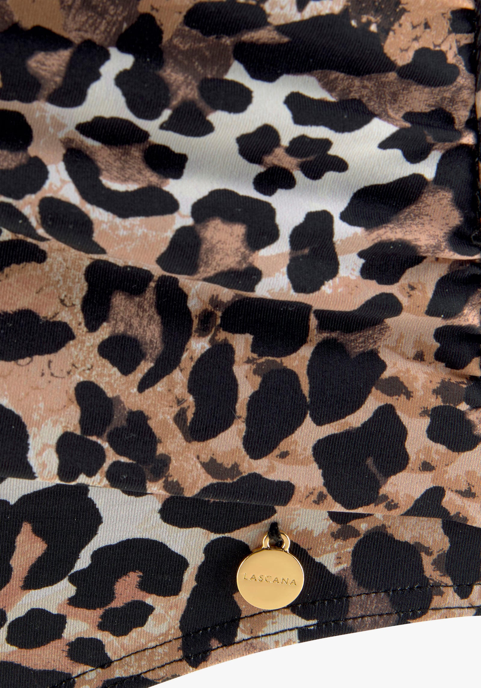 LASCANA Badeanzug - braun-bedruckt