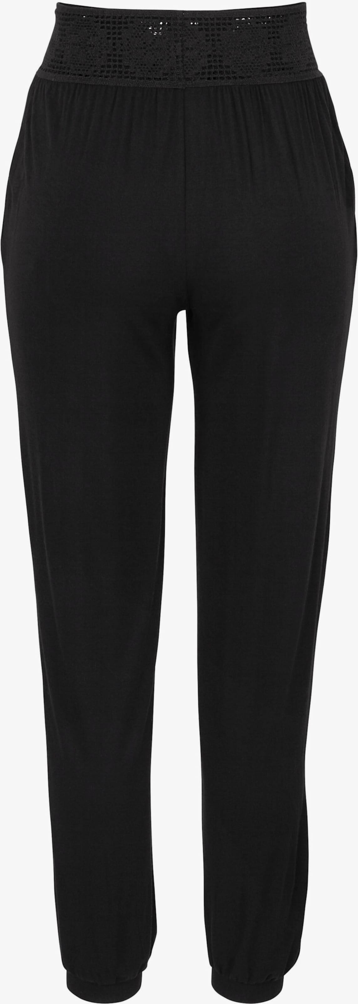 LASCANA Pantalon de plage - noir