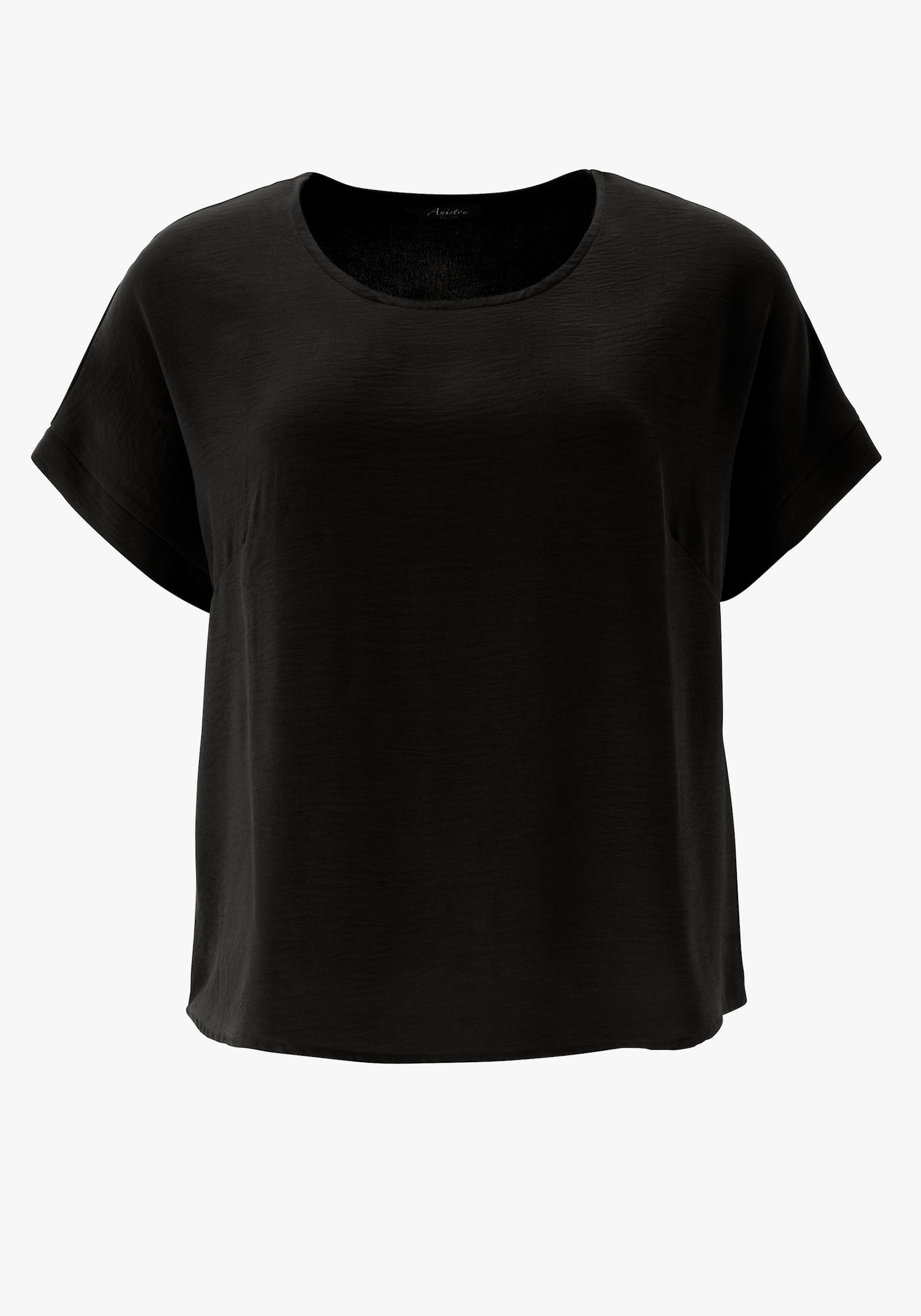 Aniston PLUS Schlupfbluse - schwarz