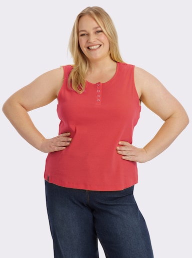 Shirttop in Ripp-Optik - hummer