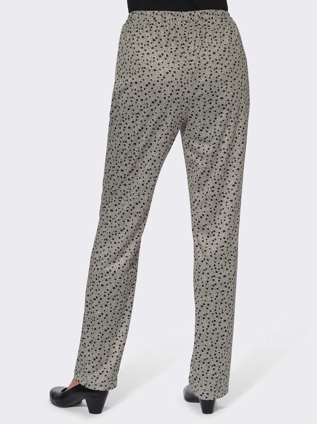 Pantalon en jersey - sable-mille fleurs