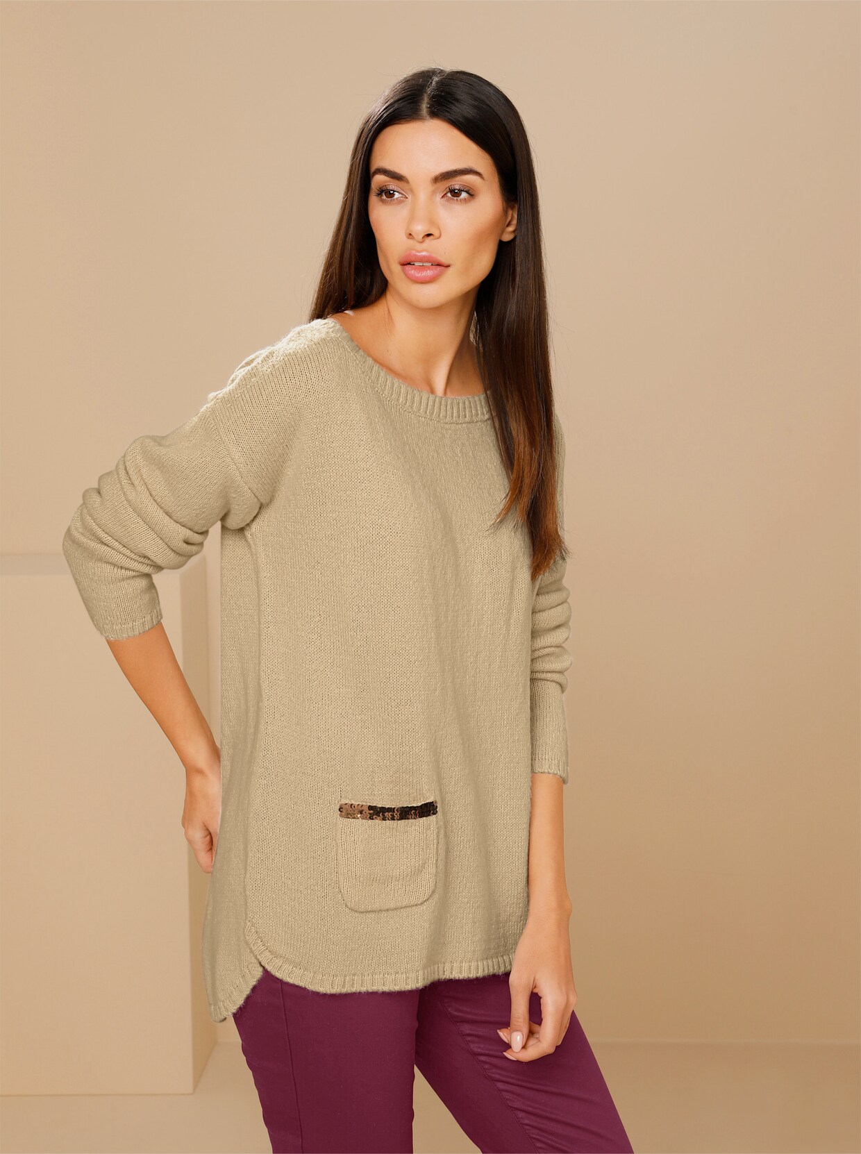 heine Pullover - elfenbein