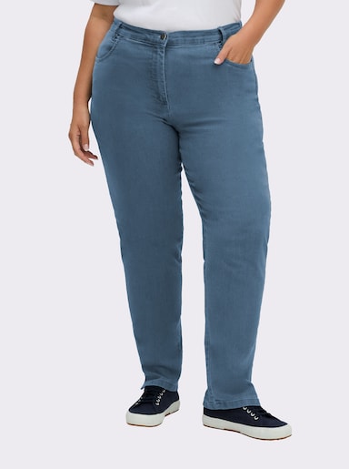 Jeans mit Stretch-Anteil - blue-bleached