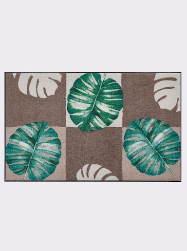 heine home Voetmat - taupe/groen