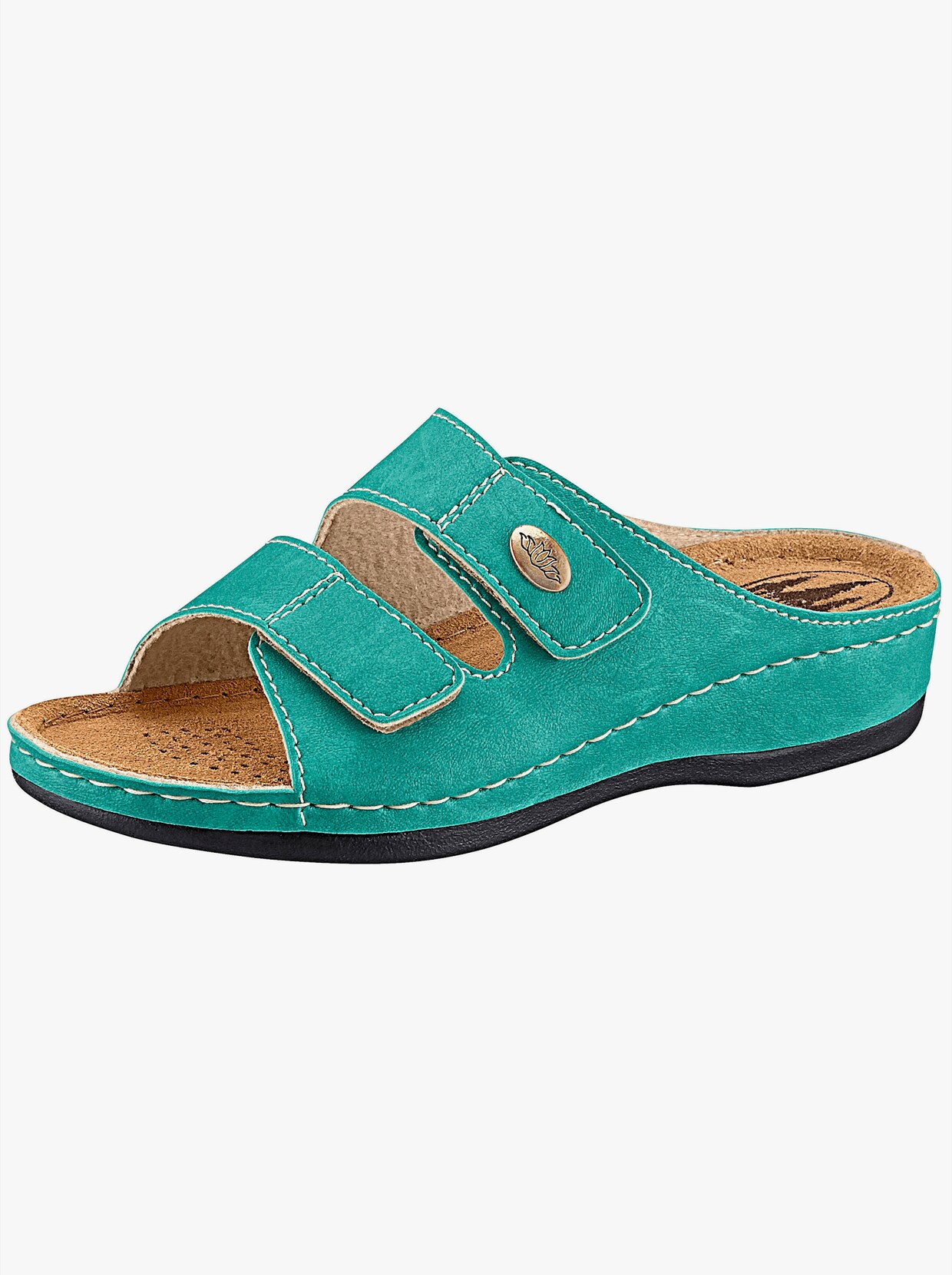 Franken Schuhe Pantolette - türkis