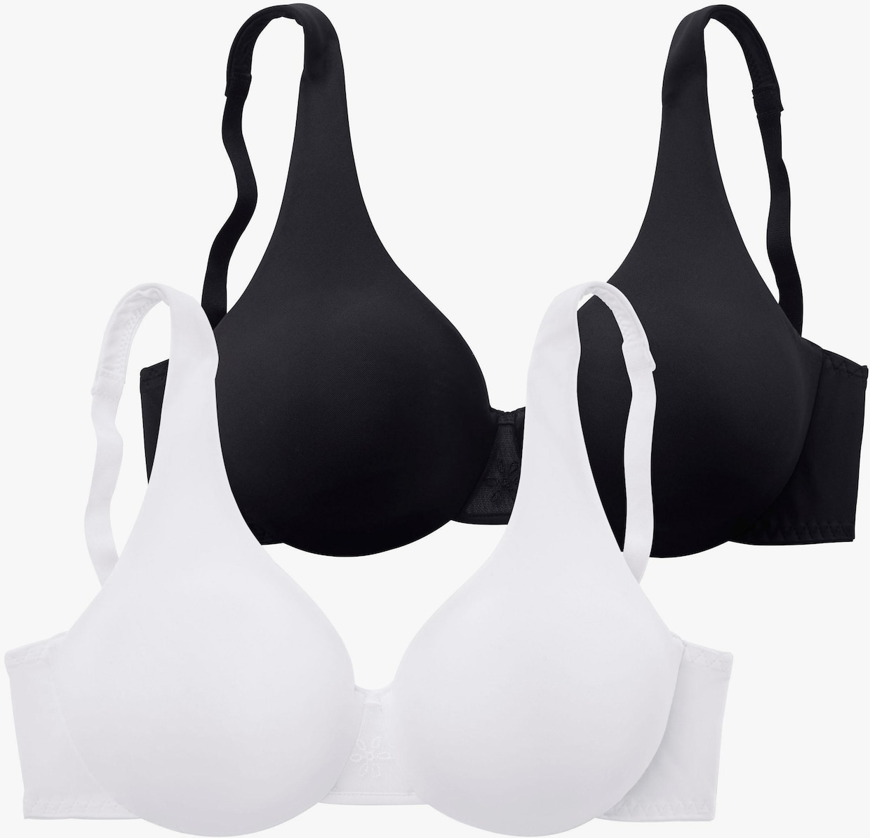 Nuance Soutien-gorge spécial T-shirt - noir + blanc