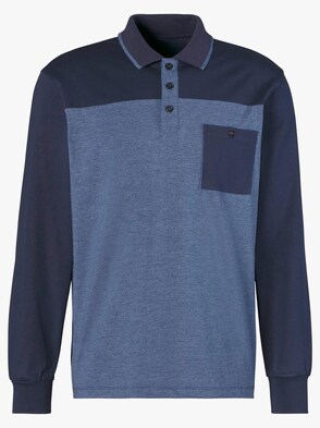 Poloshirt - marine-blau
