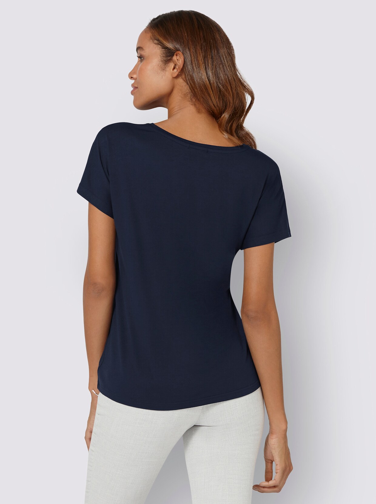 Shirt met korte mouwen - nachtblauw