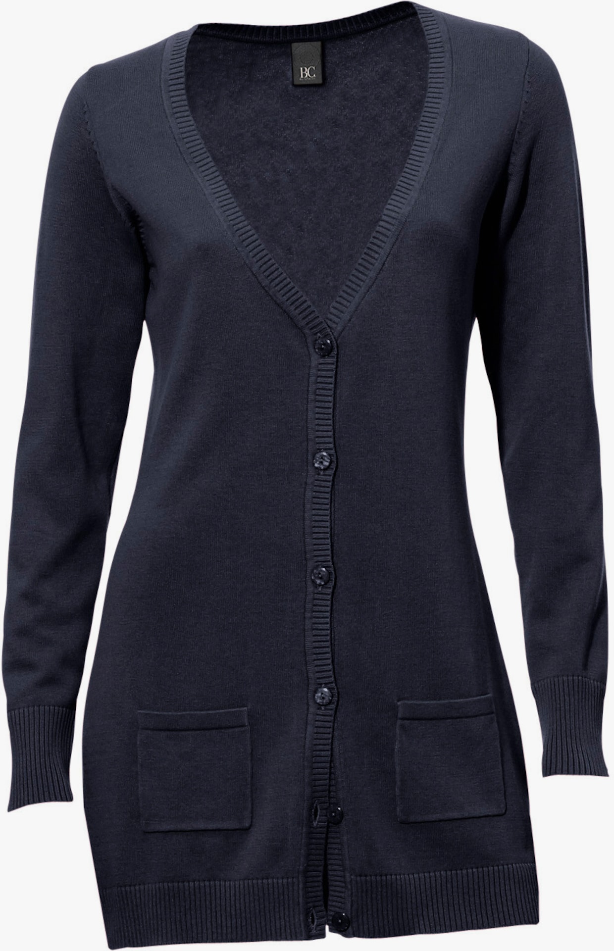 heine Veste en tricot fin - marine