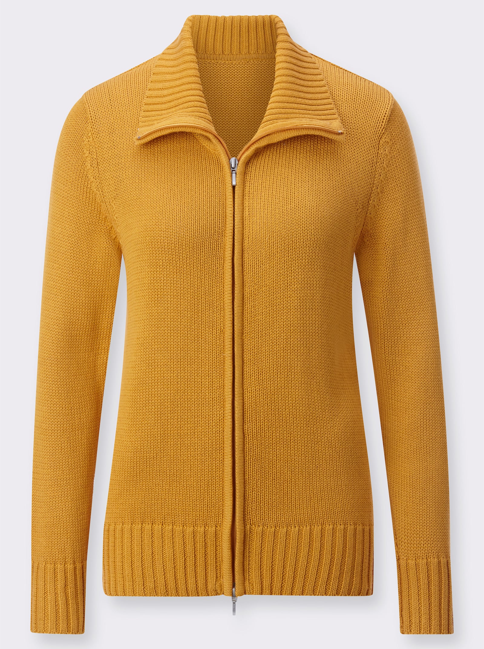 Vest met 2-wegritssluiting - maïsgeel