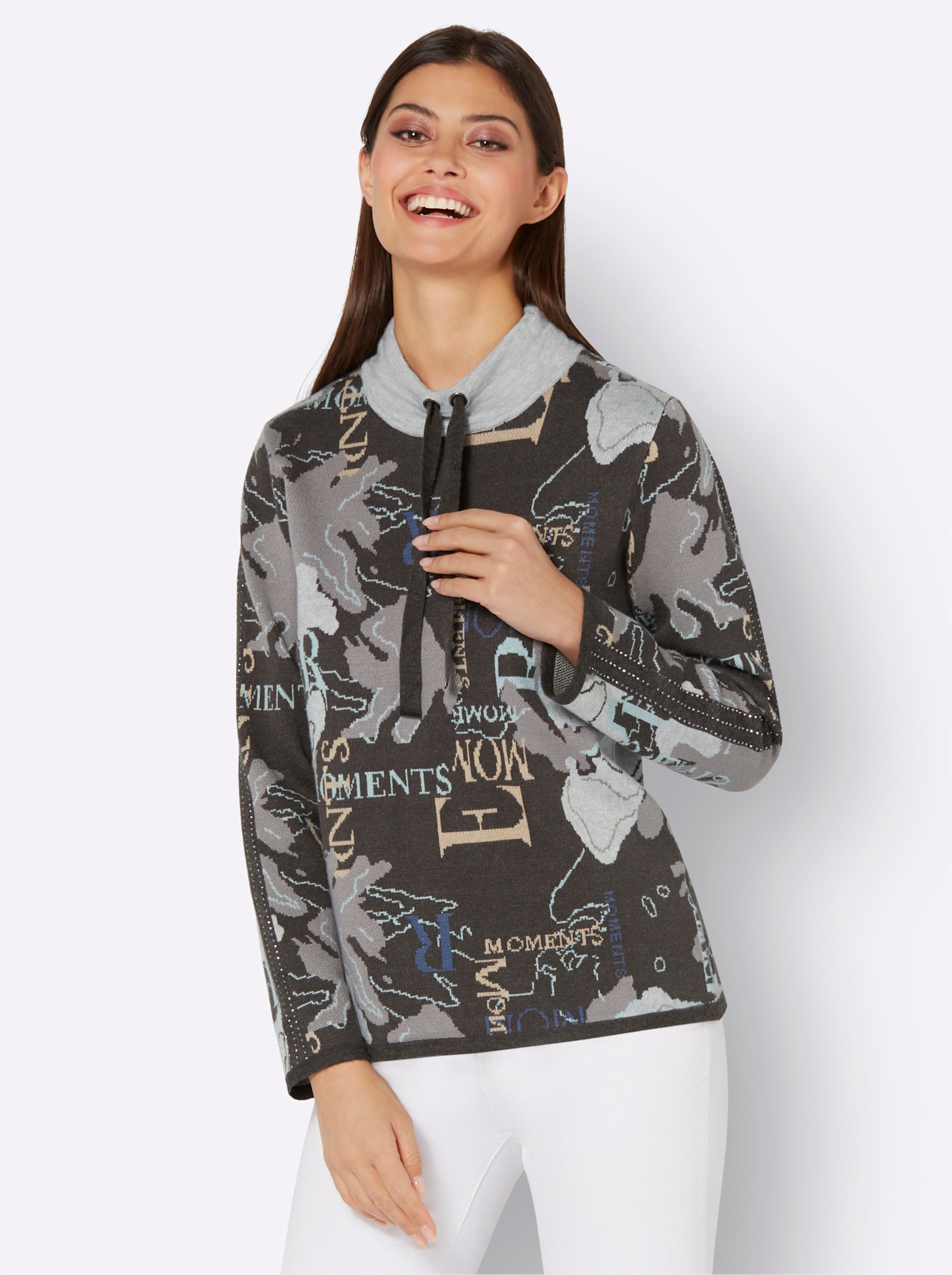 Pullover van jacquard