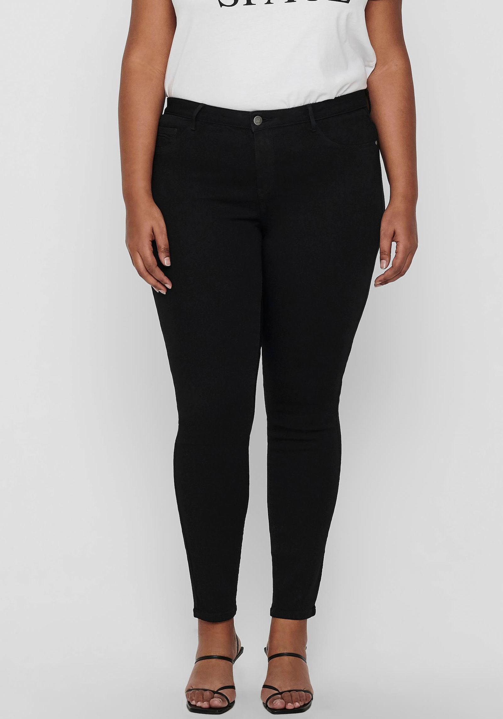 Skinny-fit-Jeans - black