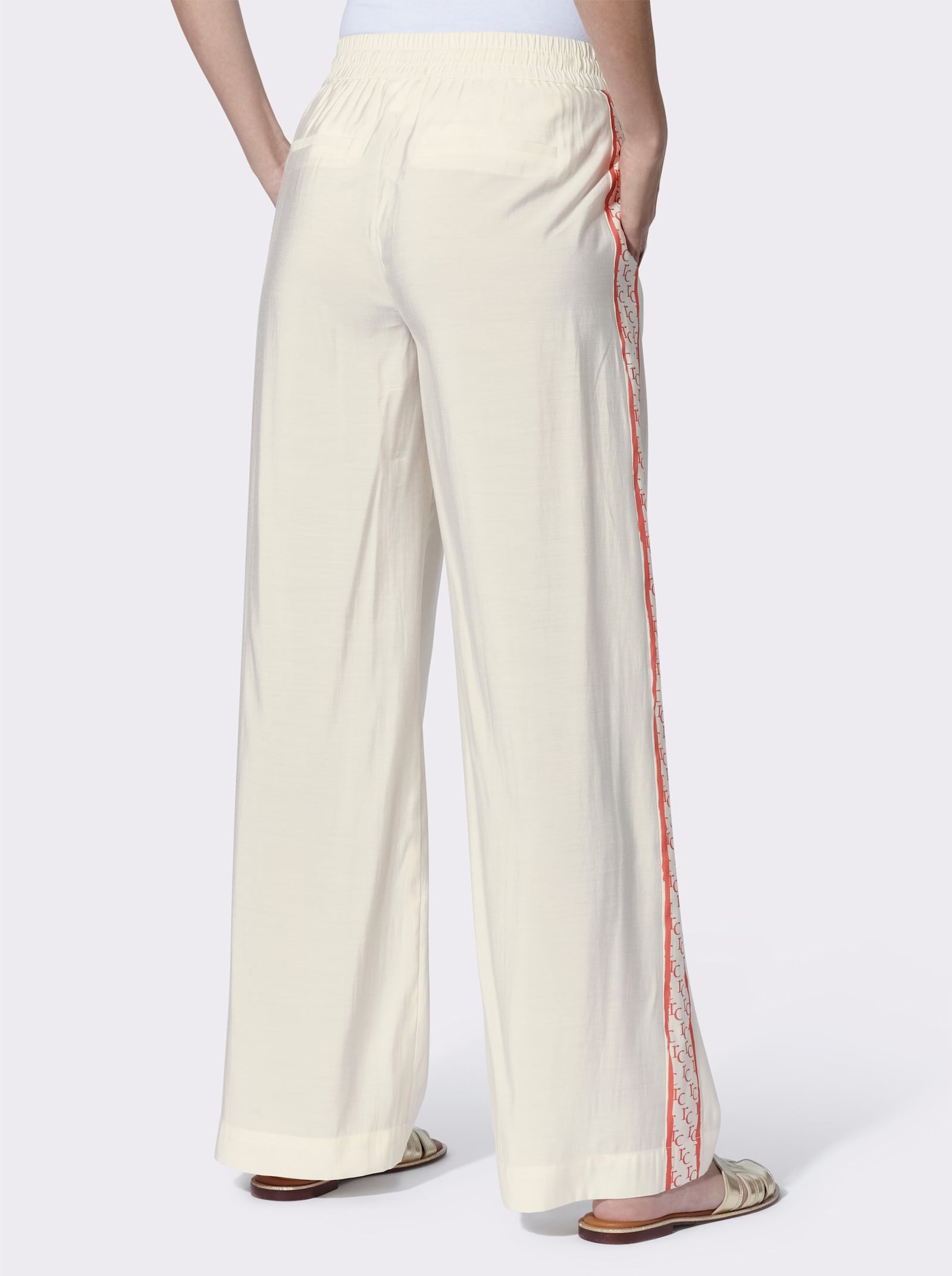 heine Schlupfhose mit Galonstreifen - champagner-grapefruit