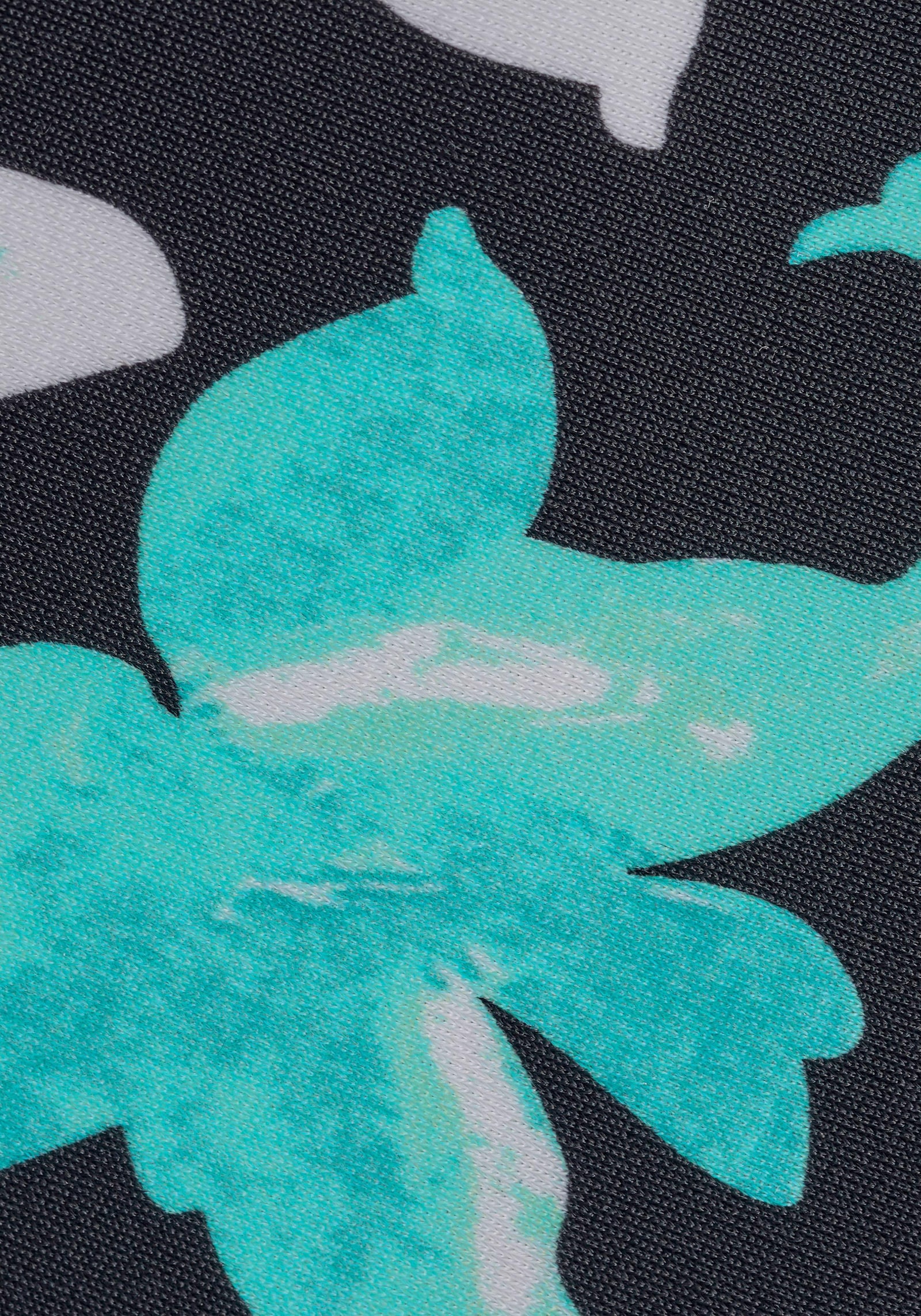 petite fleur Badeanzug - türkis-bedruckt