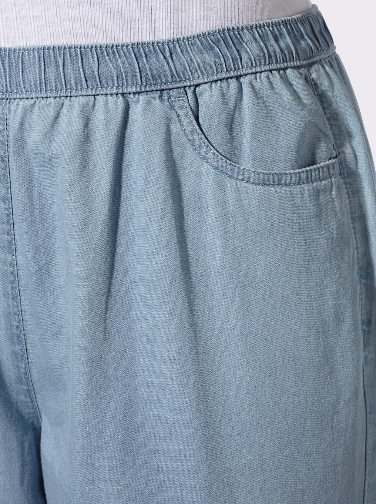 Schlupfjeans - blue-bleached
