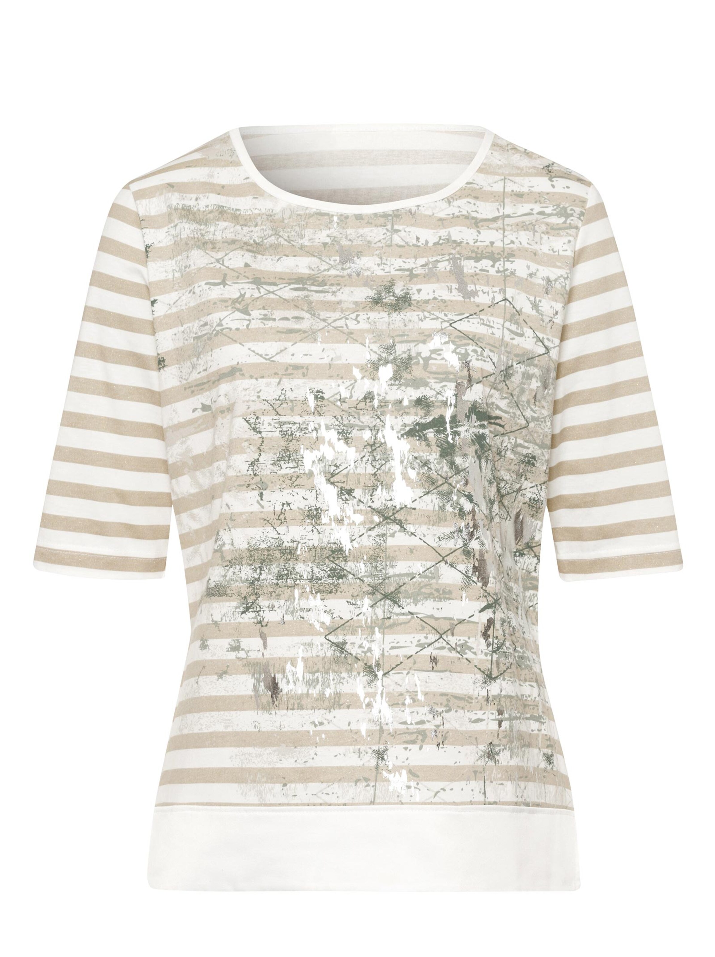 Shirt - ecru-geringelt