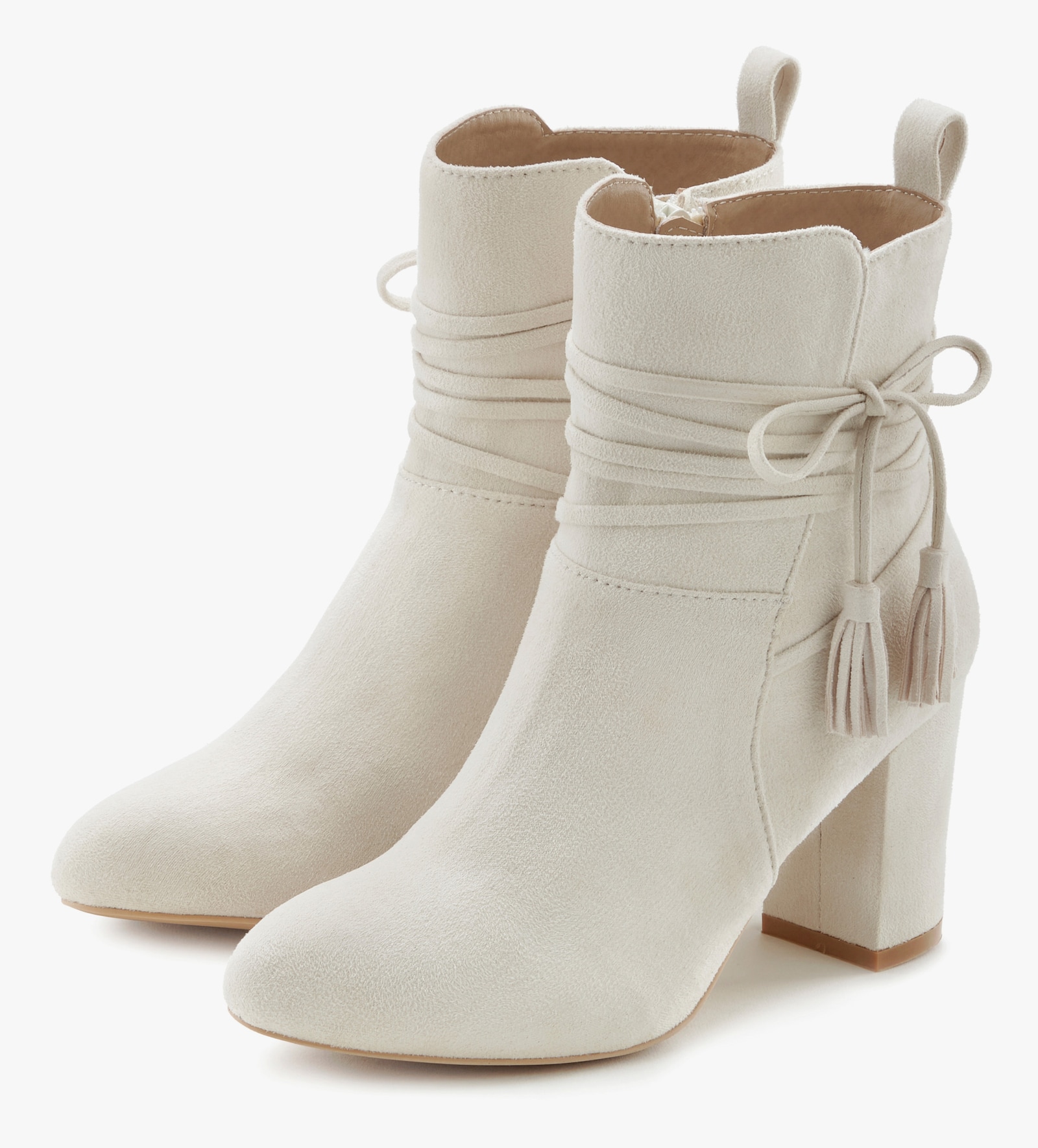 LASCANA Stiefelette - beige