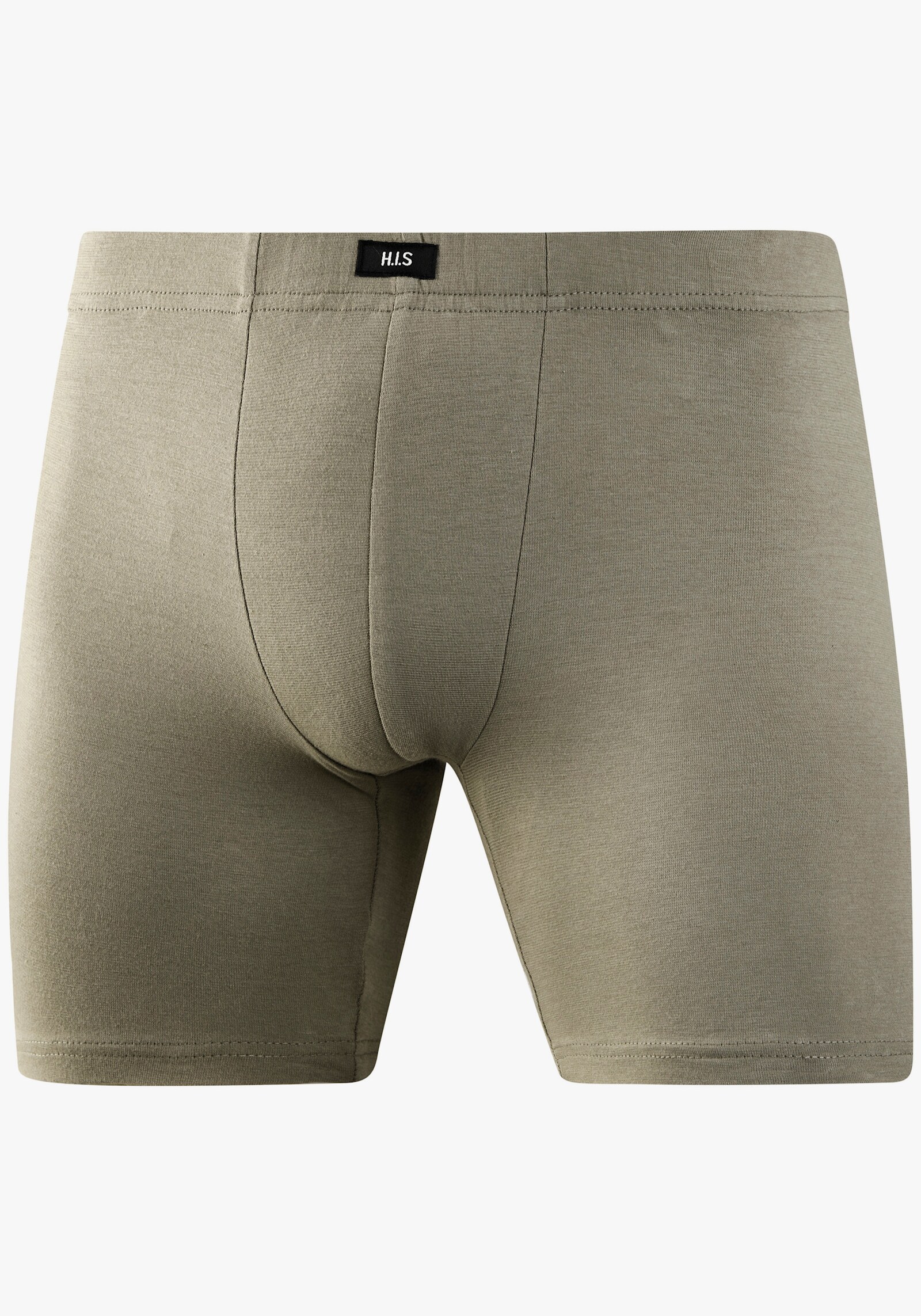 H.I.S Langer Boxer - rot, dunkelblau, hellblau, grau, khaki