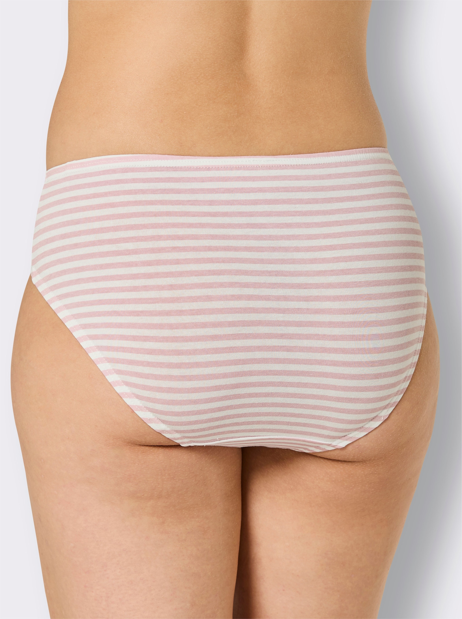 wäschepur Jazzpants - 2x rosé + 2x eisblau + 2x hellgrau