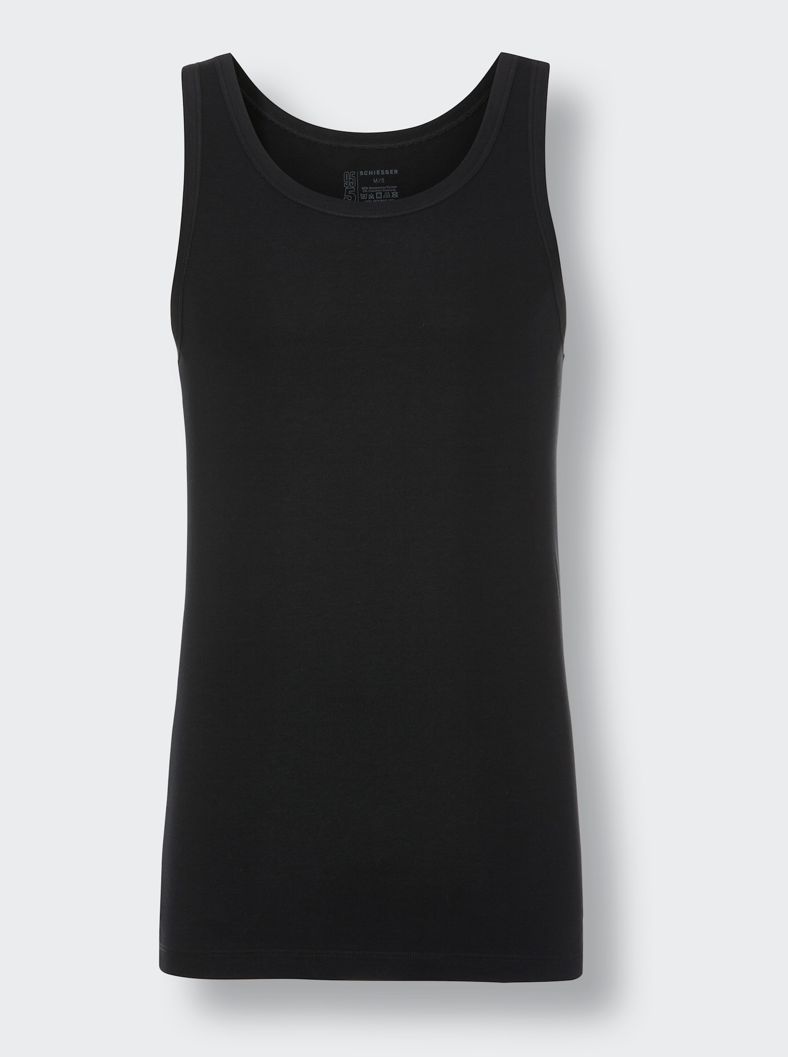 Schiesser Onderhemd - zwart