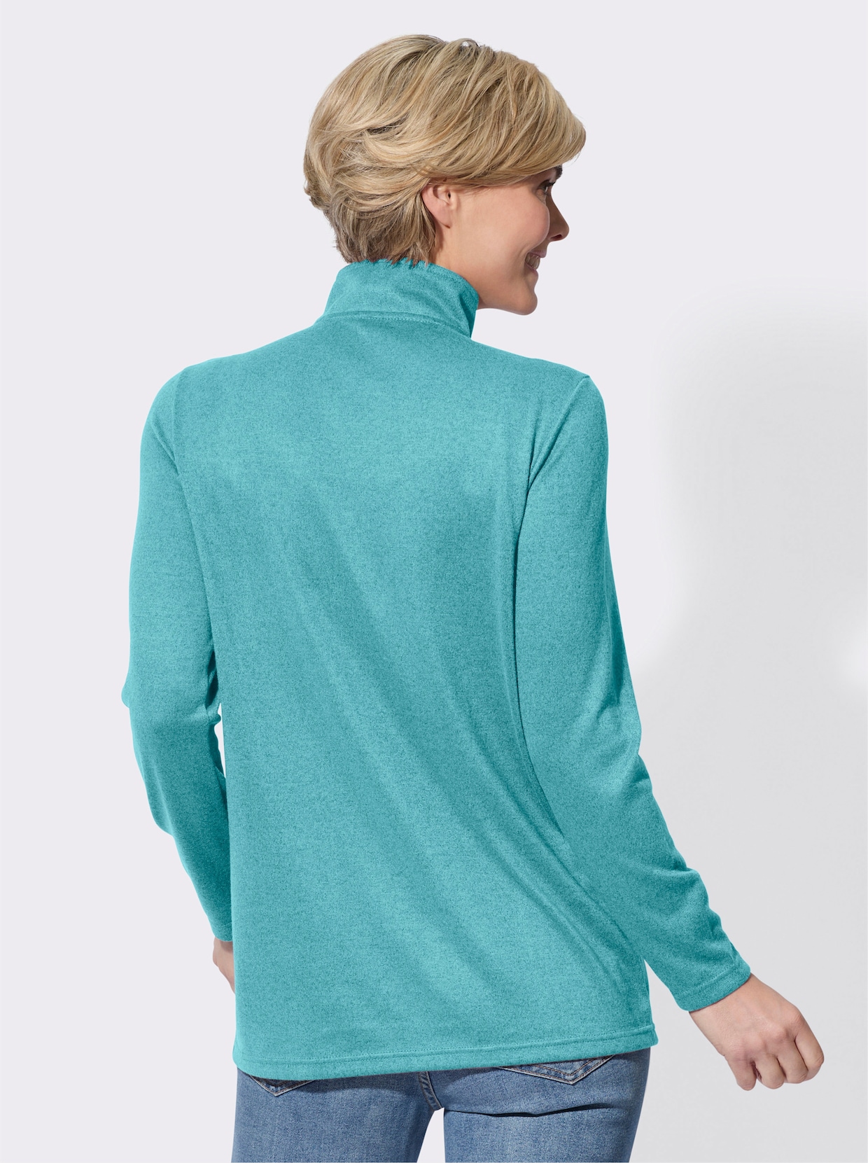 Longshirt - ozean-meliert