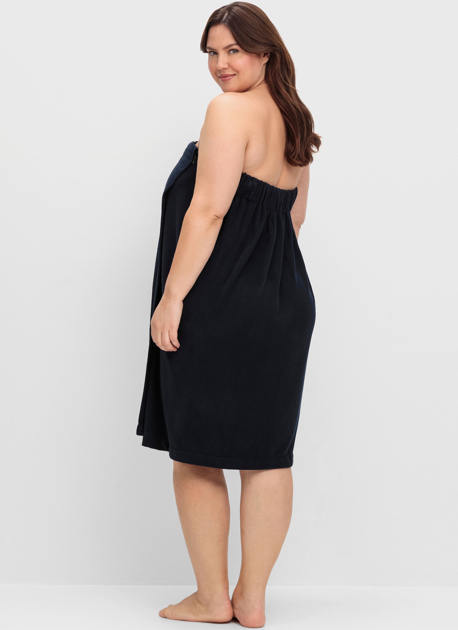 sheego Saunatuch - nachtblau