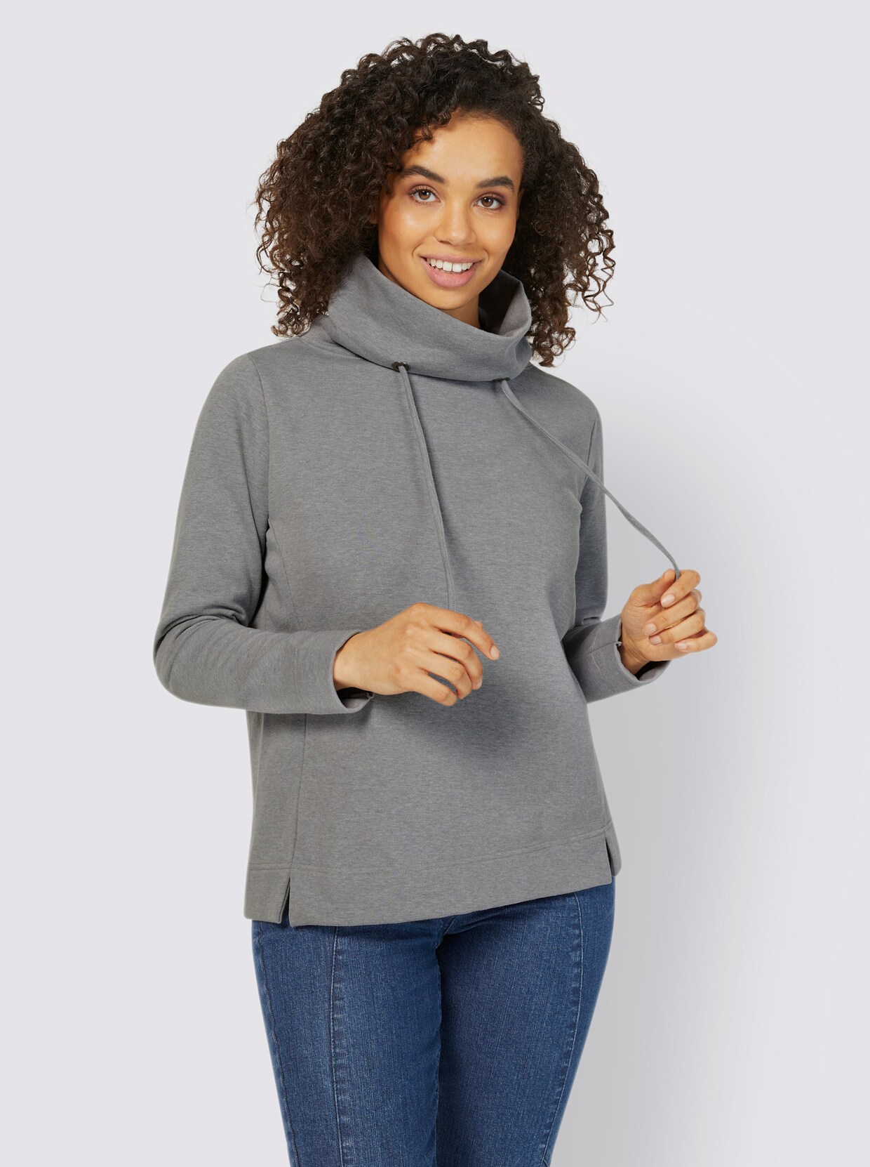 heine Sweatshirt - grijs gemêleerd