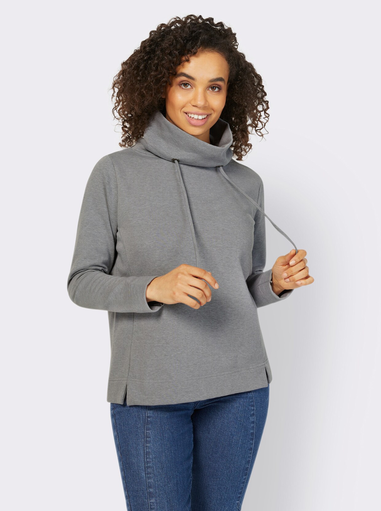 heine Sweatshirt - grau-meliert