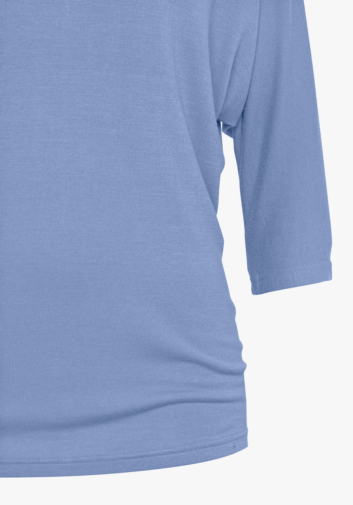 LASCANA T-shirt à manches 3/4 - bleu clair