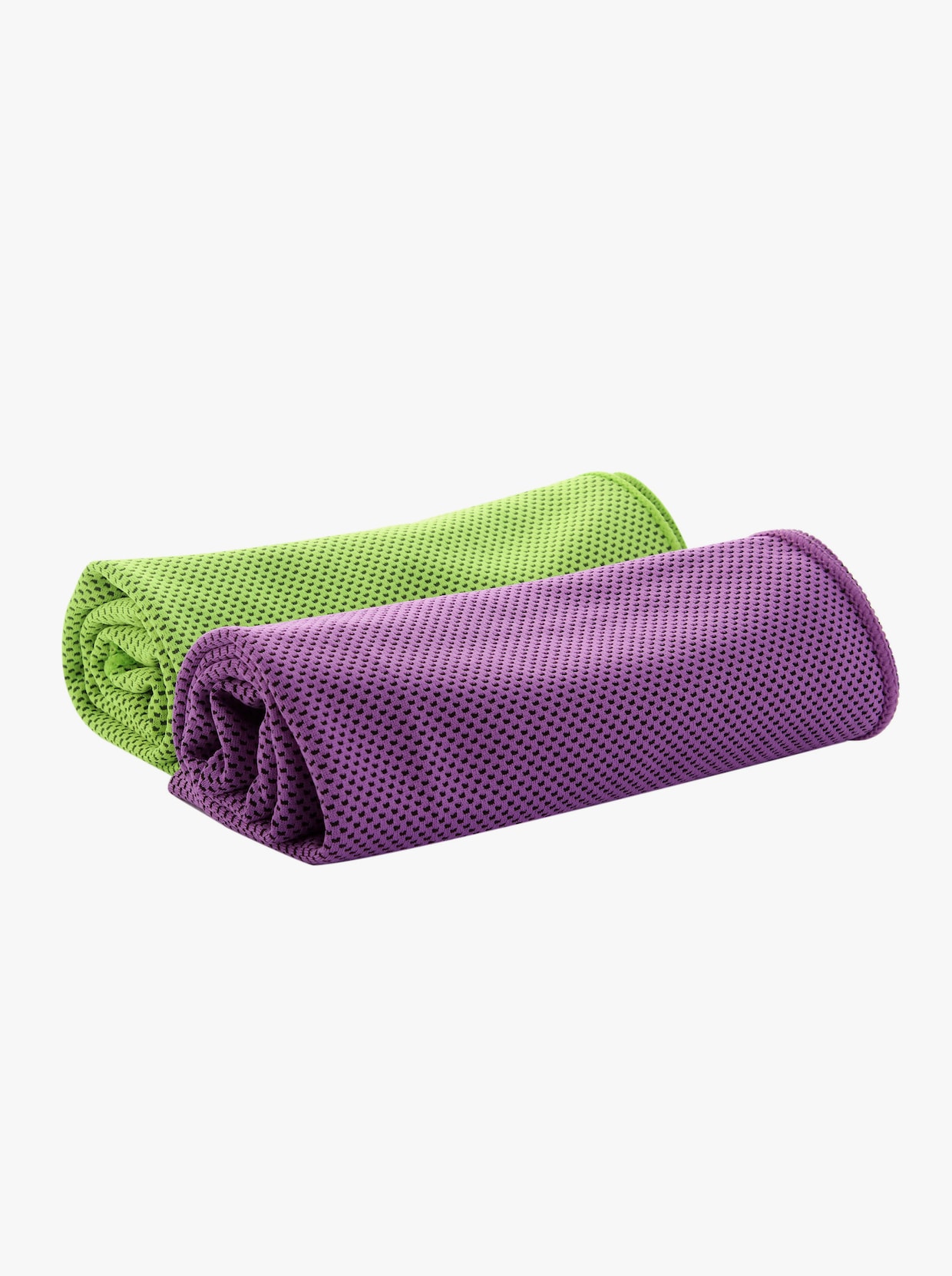 Verkoelende doek - groen/paars