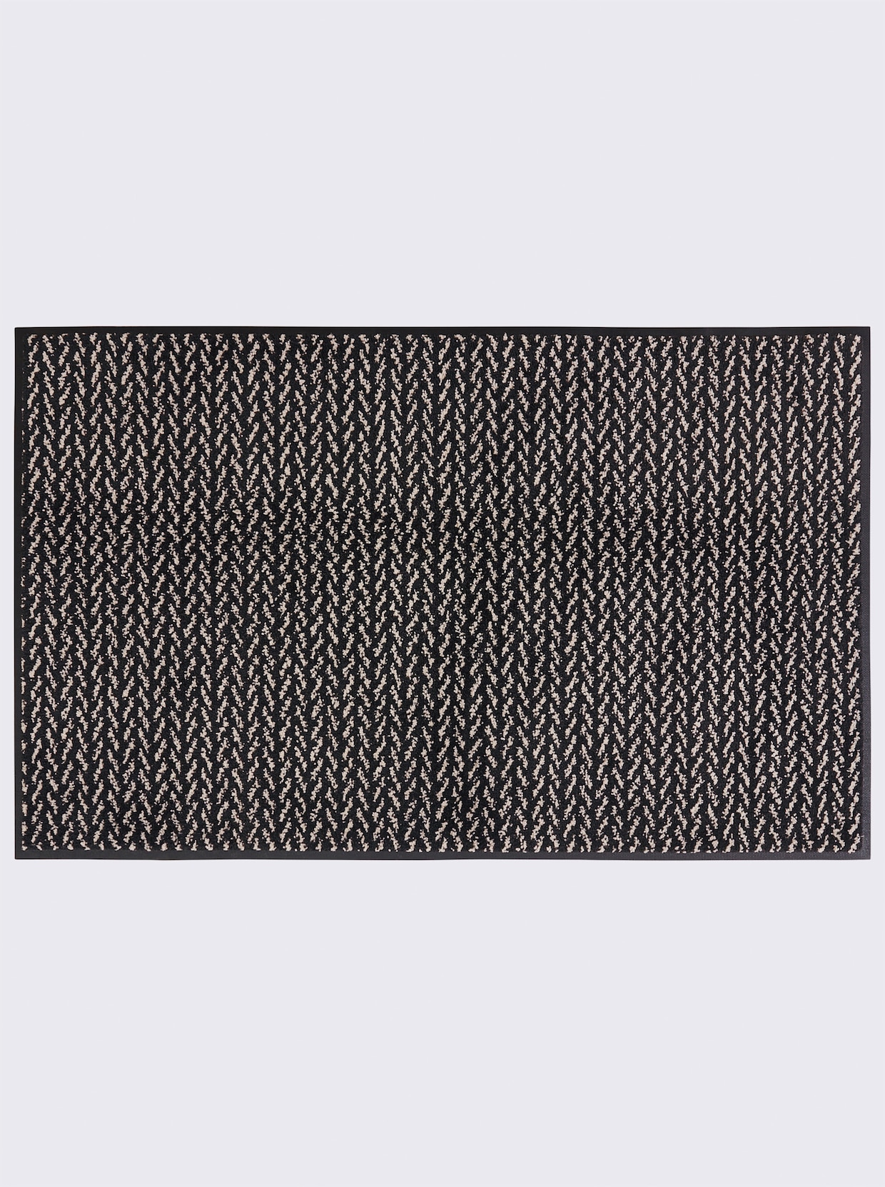 wash+dry by Kleen-Tex Voetmat - zwart/naturel