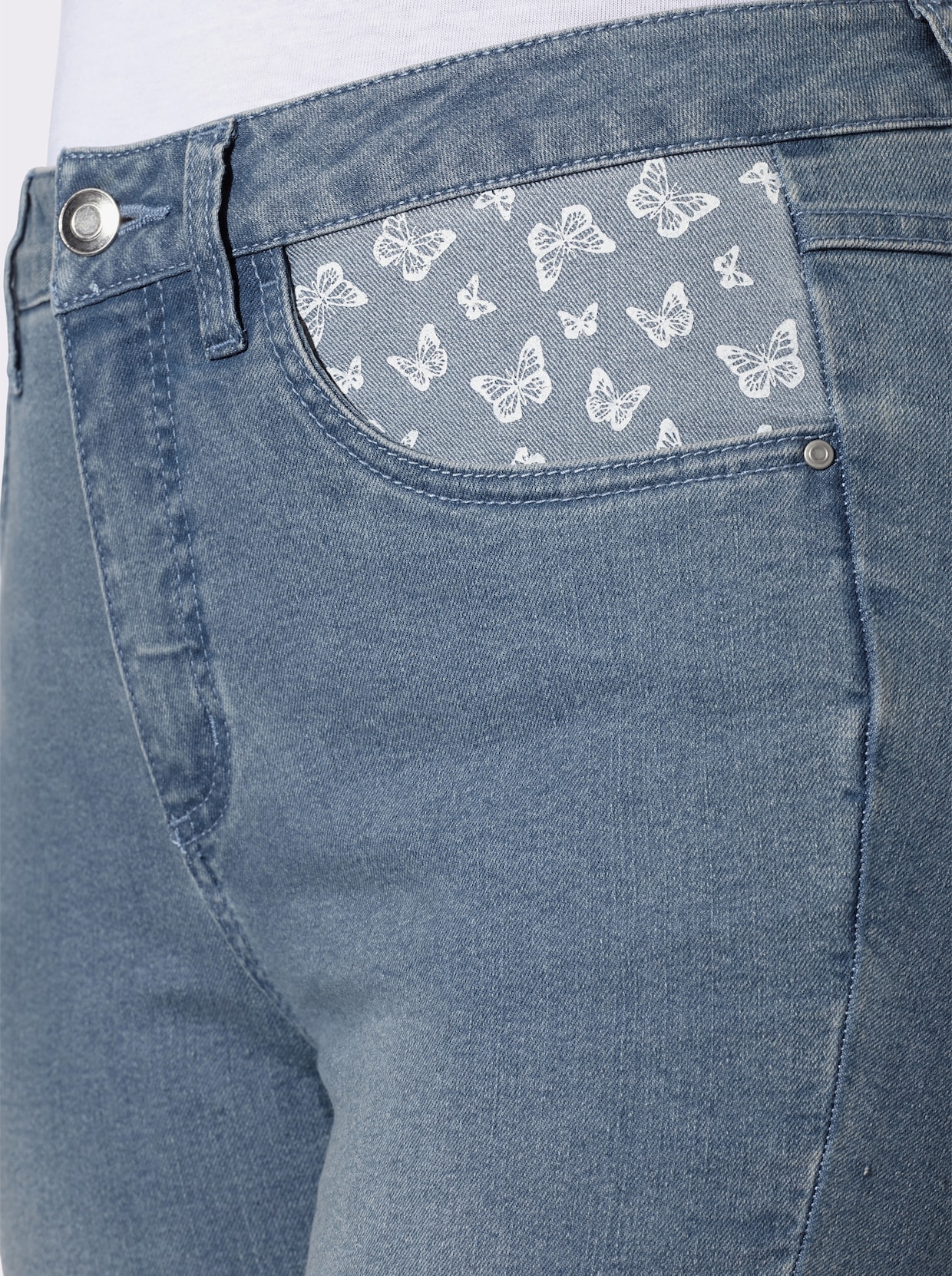 7/8-Jeans - blue-bleached