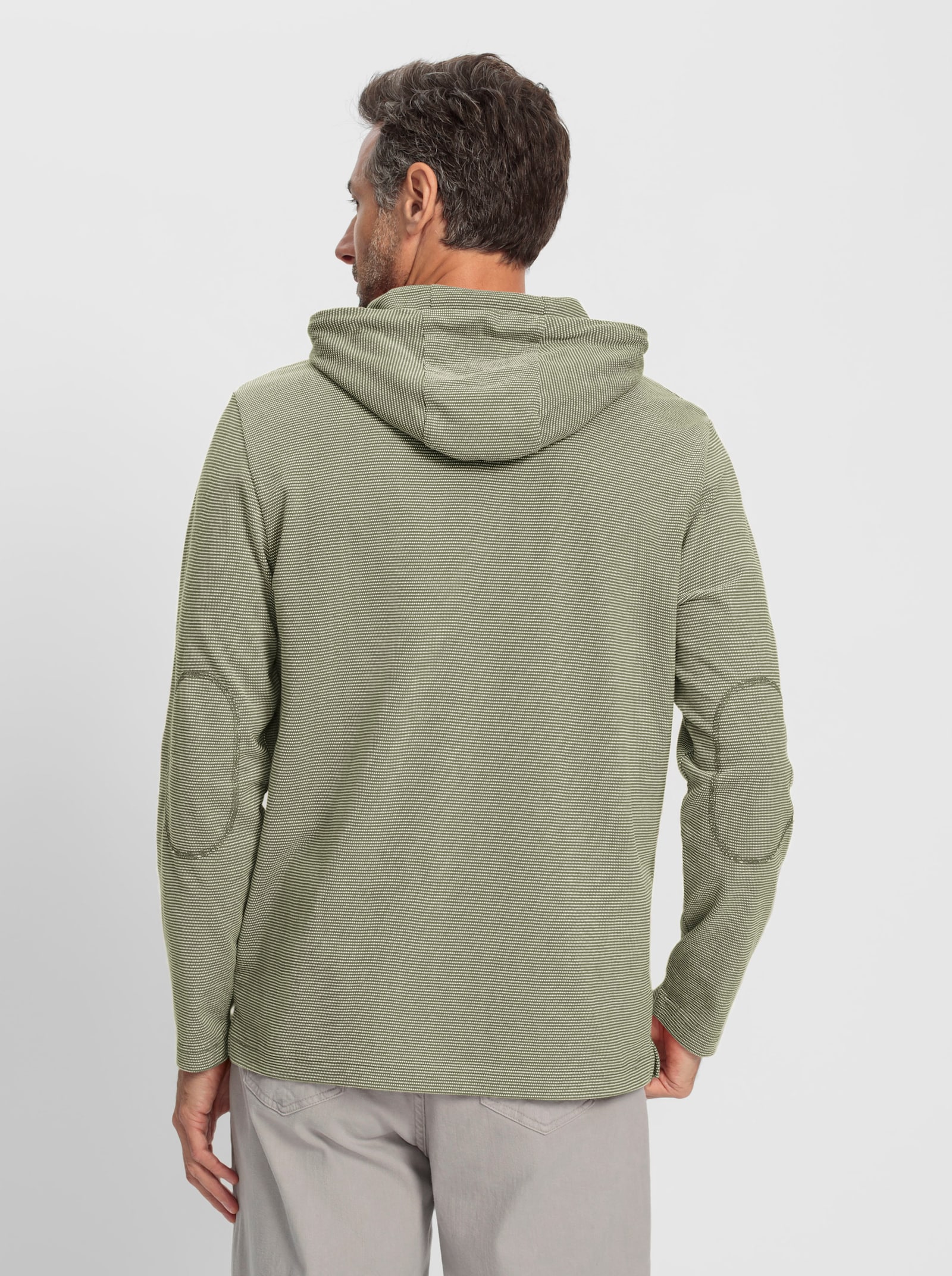 Marco Donati Shirt met lange mouwen - rietgroen gemêleerd