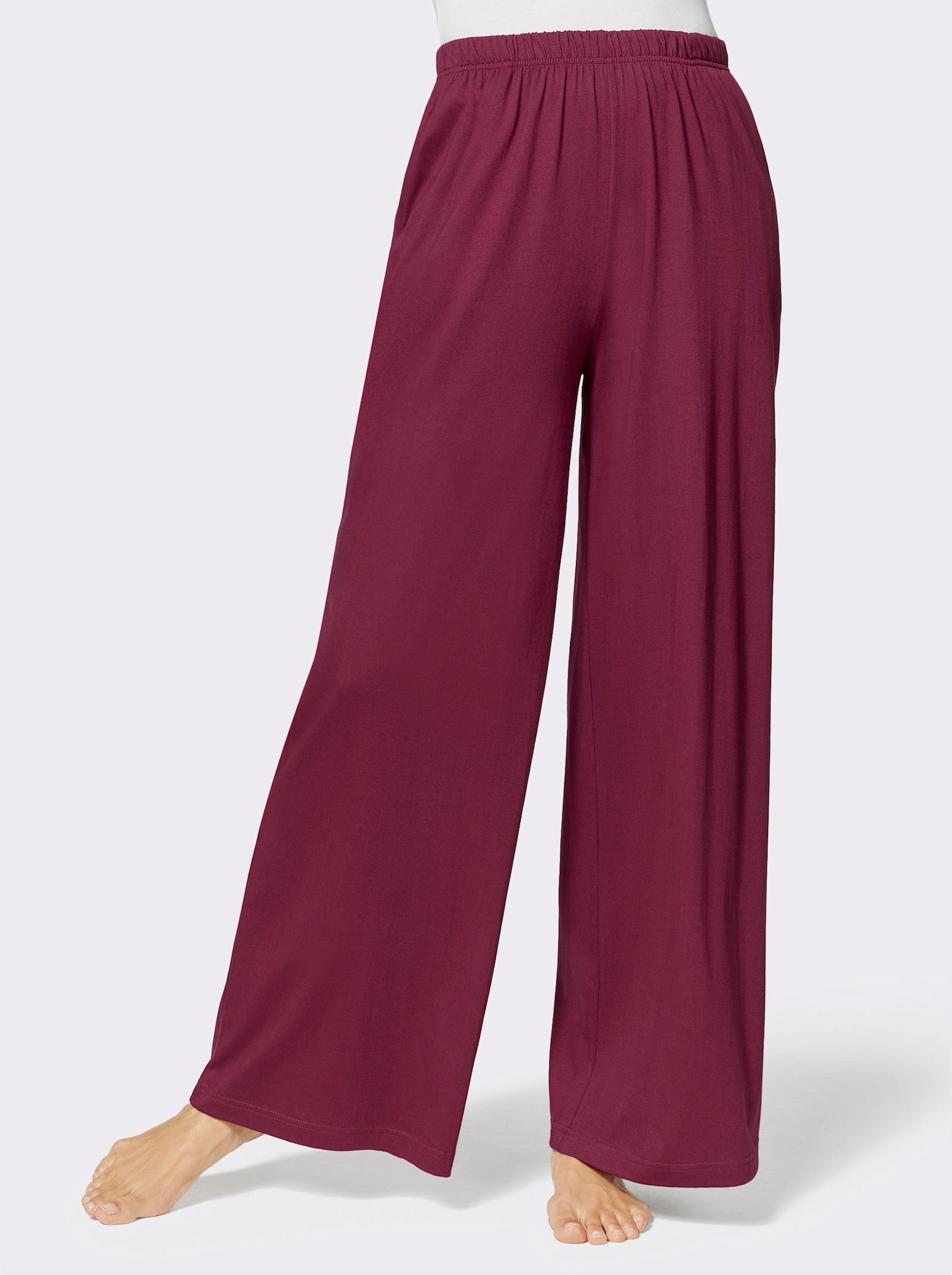 feel good Pantalons - marine + bordeaux