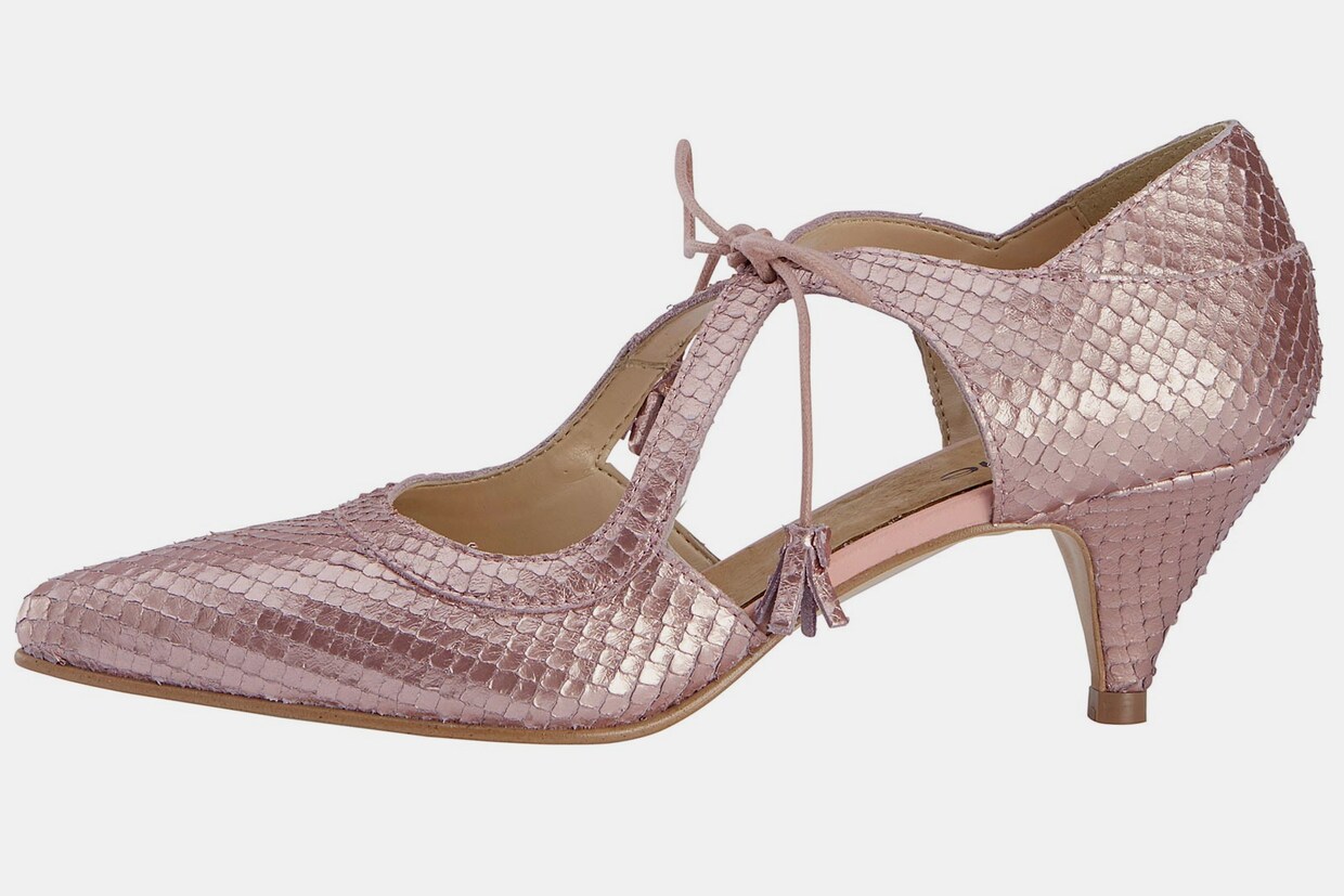 heine Schnürpumps - rosé-metallic