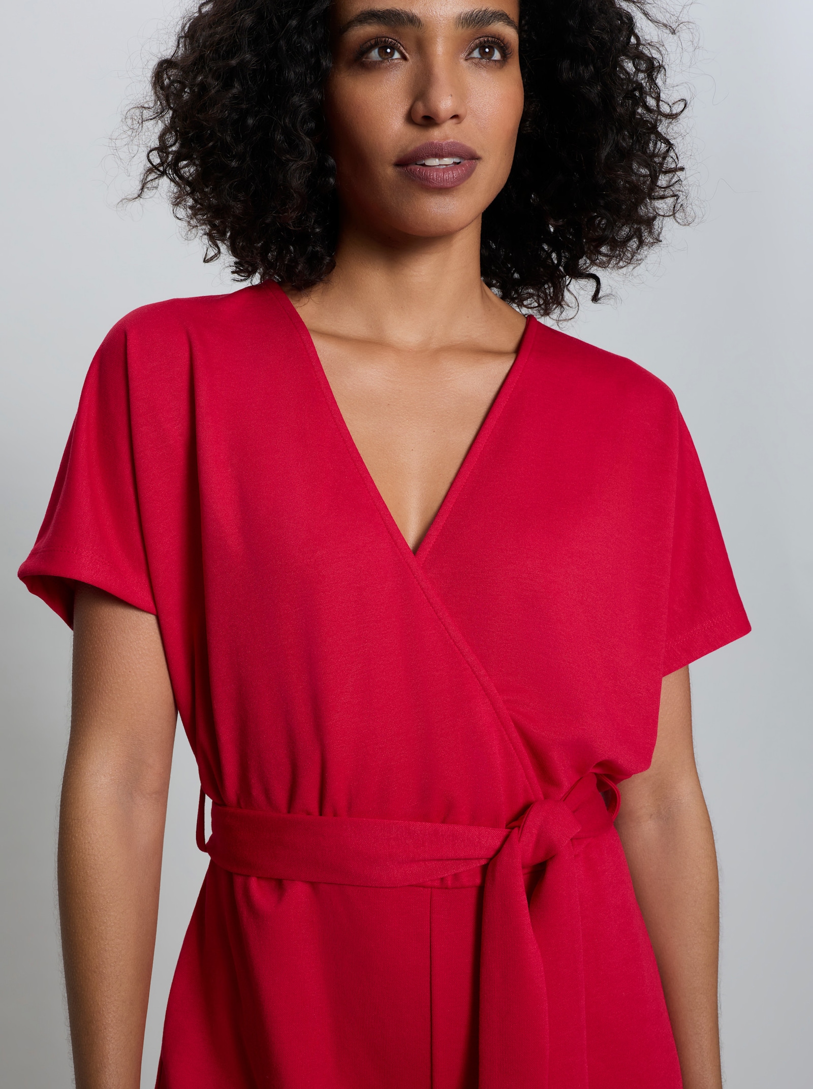 heine Jumpsuit in Wickel-Optik - rot
